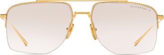 Dita Eyewear Gold Artoa.13 Gradient Square Titanium Sunglasses