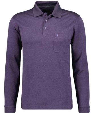 Ragman Poloshirt RAGMAN, Herren, Gr. XXL, lila (violett), Baumwollmischung, regular fit, ohne Ausschnitt, Shirts Poloshirt