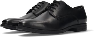 Salamander Schn&uuml;rschuh SALAMANDER, Herren, Gr. 40, schwarz, Glattleder, Schuhe Schn&uuml;rschuh, Anzugschuh, Businessschuh, Festtagsschuh mit Blockabsatz