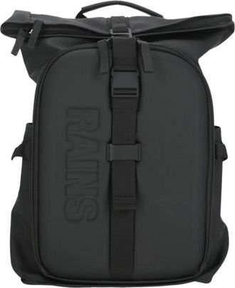 Rains Texel Rugzak - unisex - Tassen - Zwart - Maat: ONE Size Poliester