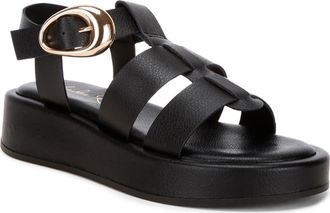 London Rag Osiha Sandal in Black at Nordstrom Rack, Size 6.5