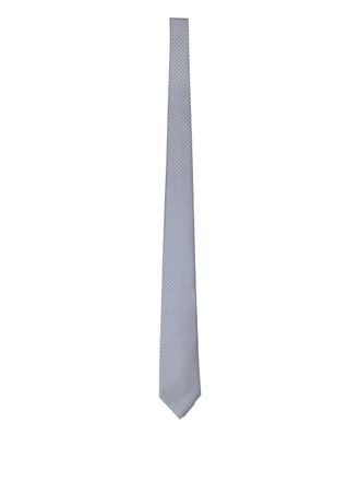 Emporio Armani silk tie - men - Silk/Viscose - One Size - Grey