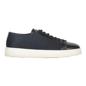 Santoni Sneakers, male, Blue, Size: 10 1/2 US Low-top Sneaker