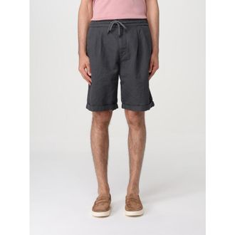 Brunello Cucinelli Anthracite Linen Blend Tailored Shorts, Brand Size 54 (US Size 38)