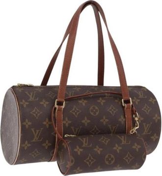 Louis Vuitton Pre-owned Vintage Monogram Schoudertas - Dames - Vintage Schoudertas - Bruin - ONE Size - Leer - Vintage