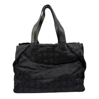 Chanel Black New Travel Line Tote Bag (Pre-Owned)