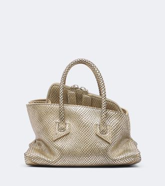 The Attico La Passeggiata Mini leather top-handle bag
