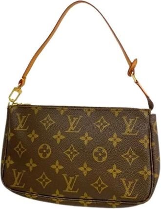 Louis Vuitton Pre-owned Pochette Accessoires - Dames - Pre-owned - Bruin - Maat: ONE Size