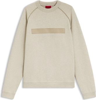 HUGO BOSS Hoodies & sweatvesten, Heren, Beige, M, Sweatshirts