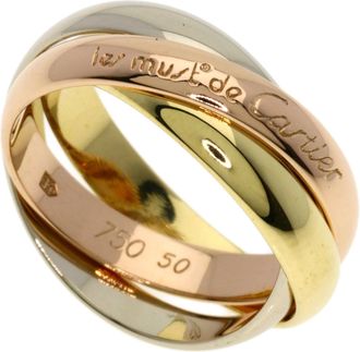 Cartier Yellow Gold (18K) Pink Gold (18K) White Gold (18K) Band Ring (Pre-Owned)
