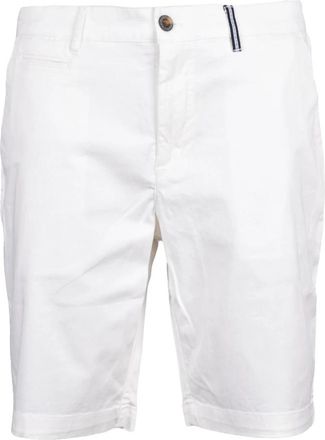 La Martina Casual Shorts - Heren - Korte Broeken - Wit - W34 - Katoen - Korte Broeken