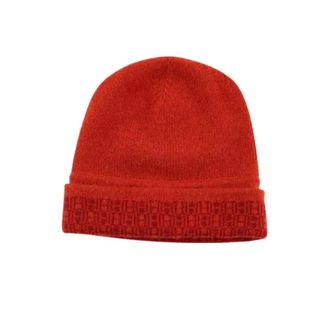 Herm&egrave;s Pre-owned Cashmere Hat - Dames - Vintage Accessoires - Rood - ONE Size - Kasjmier - Vintage