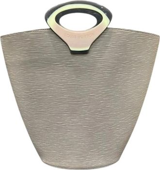 Louis Vuitton Pre-owned Vintage Bucket Bag - Dames - Vintage Tas - Grijs - ONE Size - Leer - Vintage