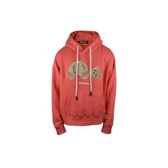 Palm Angels Heren, Sweatshirts & Hoodies, Roze, Maat: XL Katoen