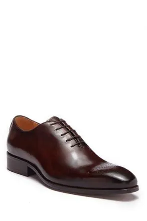 Maison Forte Kyoto Wholecut Leather Oxford in Chestnut at Nordstrom Rack, Size 10.5