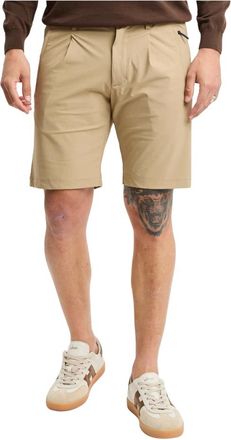 People of Shibuya Korte Broeken, Heren, Beige, XL, Brak Pm 950 Bermuda Shorts
