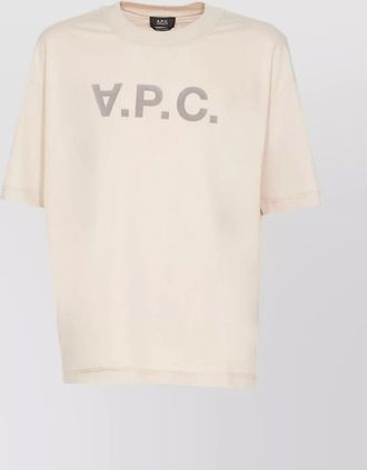 A.P.C. cotton oversized logo t-shirt