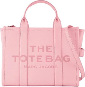Marc Jacobs Tote Bags, female, Pink, Size: ONE SIZE Leather Medium Tote Bag