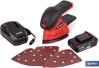 cofan Lijadora Mouse A Bater&iacute;a Li-ion 20 V 11000 Rpm