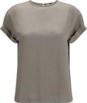 Brunello Cucinelli Beige Elastane Womens Blouse