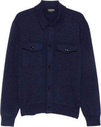 Tom Ford Hombre, Jerseys, Azul, Talla: L
