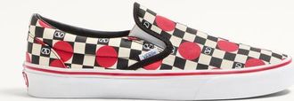 Valentino Garavani Valentino Garavani And Vans Fabric Slip-On Trainer With VLogo Checkerboard Print And Polka Dot Detail