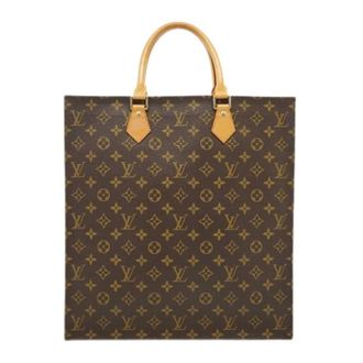 Louis Vuitton Pre-owned Tote Bags, female, Brown, Size: ONE SIZE Pre-owned Monogram Sac Plat Tote Bag