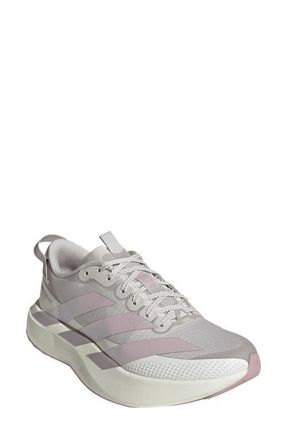 adidas ADIZERO EVO SL ATR Running Shoe in Grey One/ice Purple/white Tint at Nordstrom, Size 10.5
