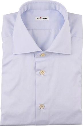 Kiton Overhemden, Heren, Blauw, 4Xl, Katoen, Camicia