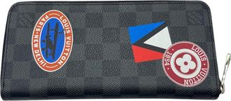 Louis Vuitton Black Damier Graphite Coin Purse/Coin Case (Pre-Owned)