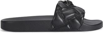 Kurt Geiger Meena quilted mules - women - Artificial Leather/Rubber/Calf Leather - 36 - Black