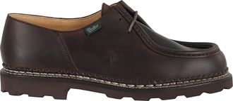 Paraboot Brown Michael Marche II Moc-Toe Leather Derby Shoes