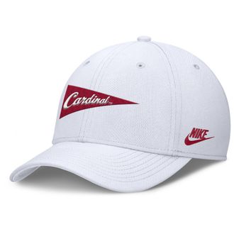 Nike Stanford Primetime Rise Academic Nike Mens Dri-FIT College Hat in White | NC0310ASVV-PFL