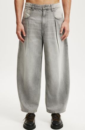 Cotton On Mens Baggy Balloon Jean in Pleat Shady Grey at Nordstrom, Size 36 X 32