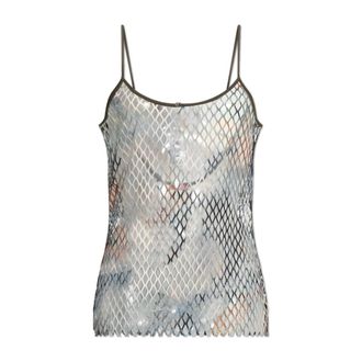 Diesel Kasy-Utlt Jurk - Dames - Korte kleedjes - Groen - XS - Leer - Kleedjes
