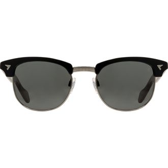 American Optical Sirmont 51mm Wayfarer Nylon Polarized in Black Gunmetal - Polarized at Nordstrom