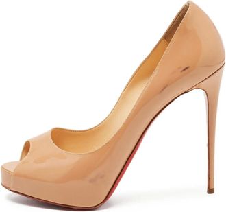 Christian Louboutin Pumps in pelle 120 mm - Toni neutri