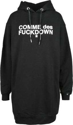 Comme des Fuckdown Black Cotton Sweatshirt
