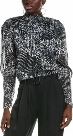 Ramy Brook Kaliyah Blouse In Black
