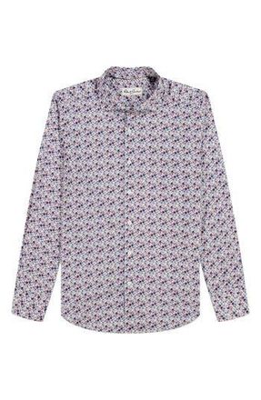 Robert Graham Mackney Floral Cotton Button-Up Shirt in Multi at Nordstrom Rack, Size 15.5 - R