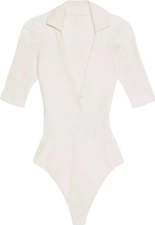 Jacquemus Dames, Tops, Beige, Maat: 2XS Viscose