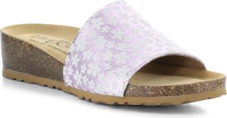 Bos. & Co. Lux Slide Sandal in Pink/white Cartier F at Nordstrom, Size 10-10.5Us