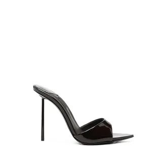 Le Silla Bella Pointed-toe Leather Heeled Sandals