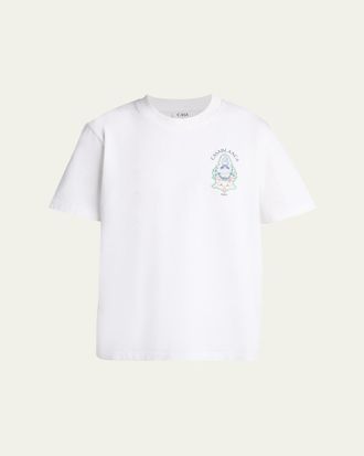 Casablanca Mens Cotton Jersey T-Shirt
