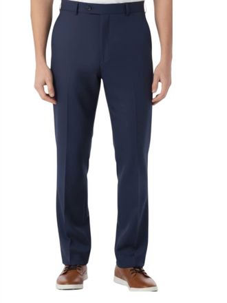 Ballin Comfort-Eze Commuter Bi-Stretch Gabardine Trouser In Navy