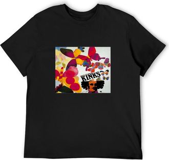 Schade Jewellery The Kinks T Shirt Face to Face Vinyl Poster Tee Size L Black