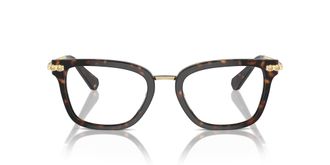 Swarovski Womens Sk2018 Square Prescription Eyewear Frames, Dark Havana/Demo Lens, 52 Mm