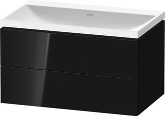 Duravit Duravit L-cube C-shaped Ensemble Suspendu, 2 Tiroirs, Sans