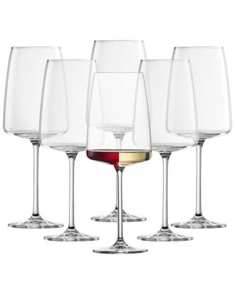 Schott Zwiesel Glas Tritan Sensa Set Of 6 Red Wine Glasses