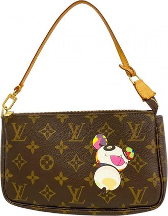 Louis Vuitton Brown Pouch (Pre-Owned)
